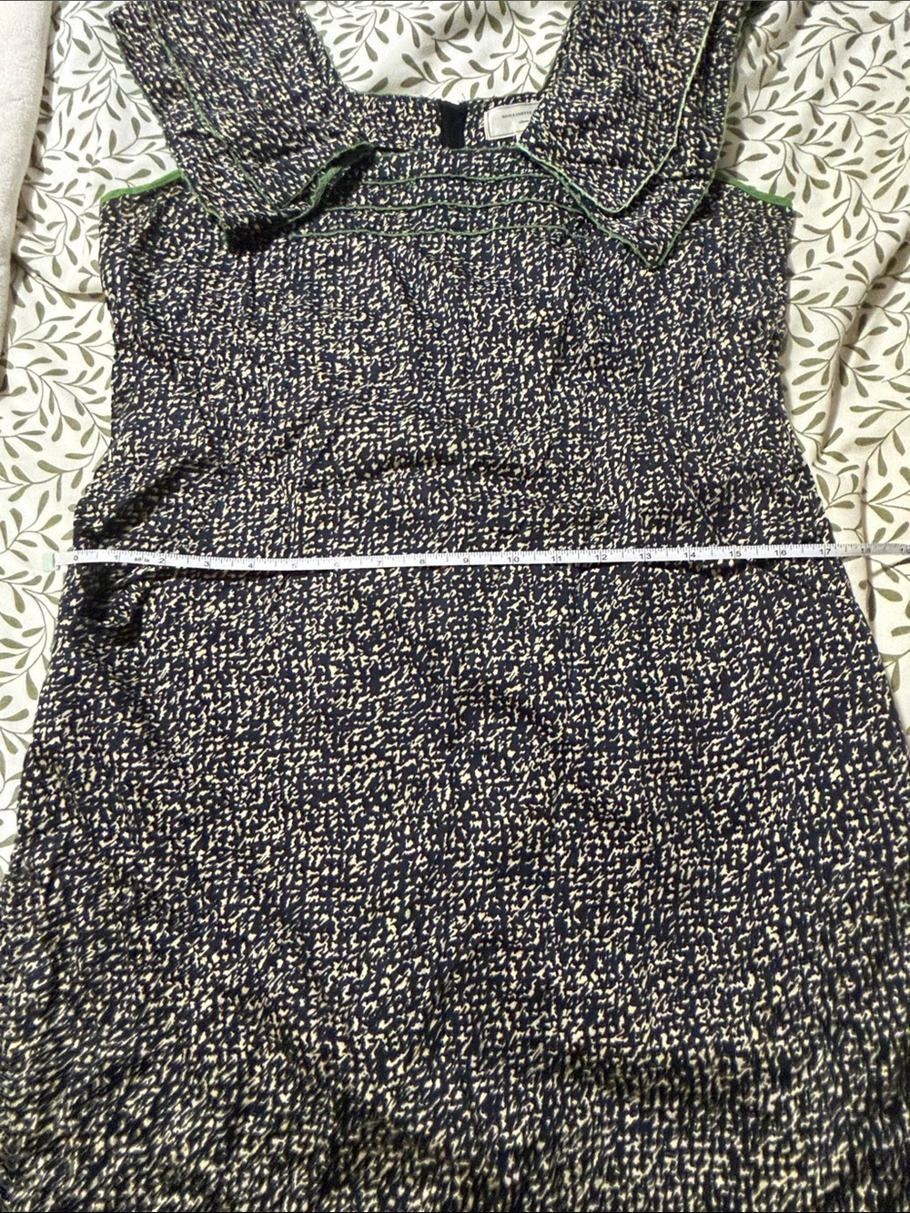 Moulinette Soeurs Black and White Textured Shift Dress - Picture 6 of 9
